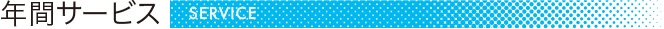 年間サービス